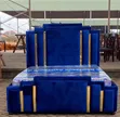 Blue Sofa Set and Bed Combo - 2