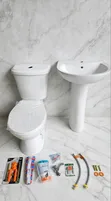 Frencia Toilet with Basin and Accessories - Brand New - 2