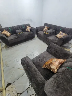 2.2.1 Corner Sofa with Cup Holders - Brown
