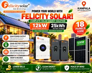 Felicity 25kWh 12kVA Hybrid Lithium Solar System
