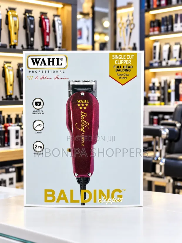 Wahl 5-Star Balding Clipper - Single Cut Precision Hair Trimmer - 1