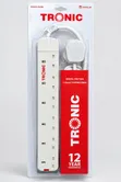 TRONIC Extension Power Strip - 6-Way Socket with 1.25mm² Copper Cable - 5