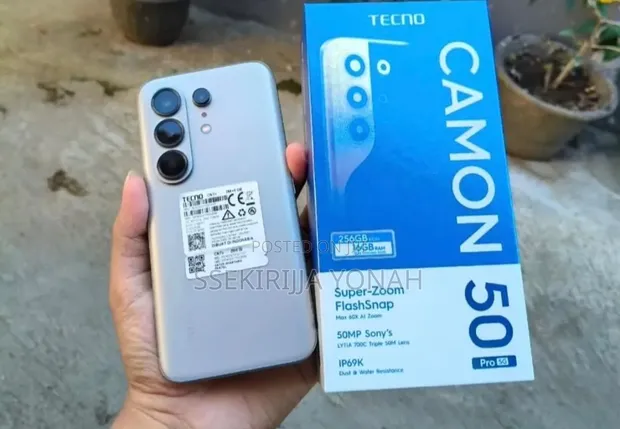 New Tecno Camon 50 Pro 256GB Silver - 1