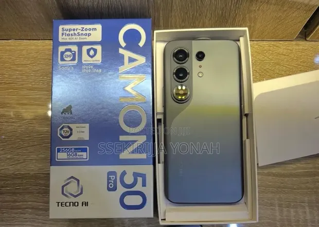 New Tecno Camon 50 Pro 256GB Gray - 1