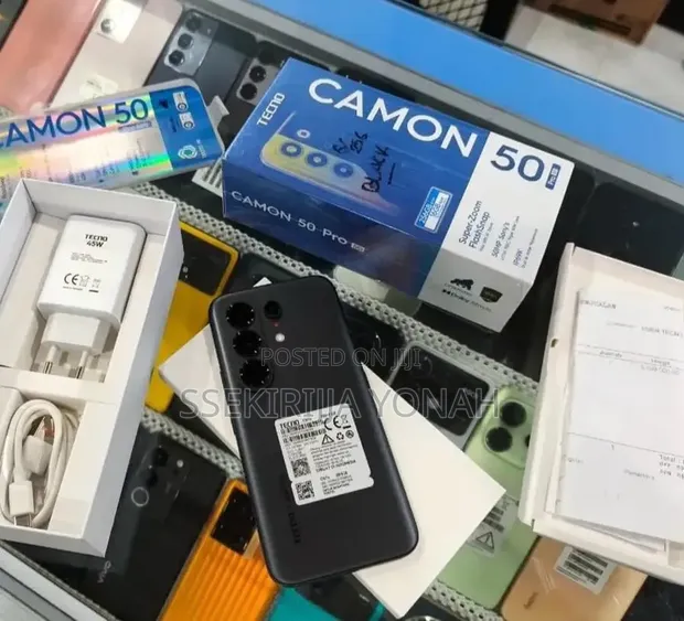 New Tecno Camon 50 Pro 256GB Black - 1