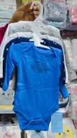 Baby Bodysuits - 5 Piece Long Sleeve Set - 4