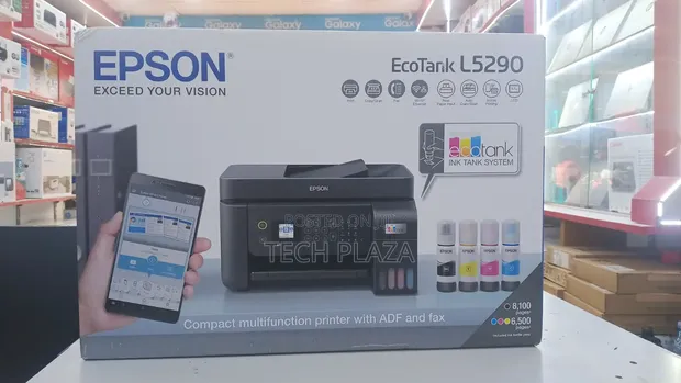 Epson EcoTank L5290 Printer - Print, Scan, Copy, Wireless, ADF - 1