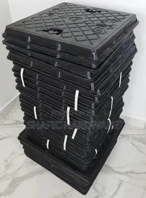 Plastic Manhole Cover 50x50cm - Good Quality