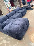 Brand New L-Shape Sofa - Grey Fabric - 1