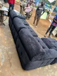 Brand New L-Shape Sofa - Grey Fabric - 2