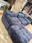 Brand New L-Shape Sofa - Grey Fabric - 3