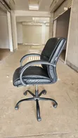 Used Executive Low Back Leather Office Chair - 2