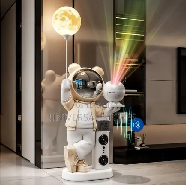 4-in-1 Astronaut Galaxy Projector Light with Bluetooth Speaker - 1