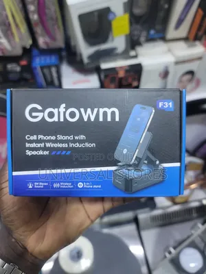 Gafowm F31 Cell Phone Stand with Wireless Speaker