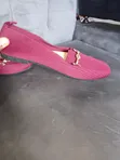 Women's Brown Cotton Flat Shoes - Size 40 - 3