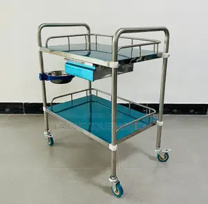 Single Drawer Stainless Steel Hospital Patient Cart