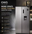 Chiq Side-by-Side Refrigerator with Water Dispenser - 1