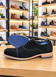 Premium Black Suede Lace-Up Formal Shoes - Men's Size 40-46 - 1