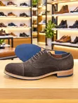 Premium Black Suede Lace-Up Formal Shoes - Men's Size 40-46 - 2