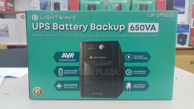 Lightwave 650VA UPS Battery Backup - 1