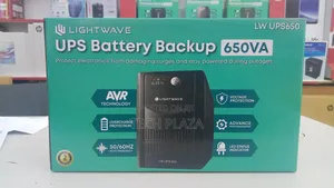 Lightwave 650VA UPS Battery Backup