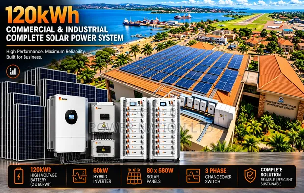 Felicity 120kWh Solar System - 60kW Hybrid Inverter - 1