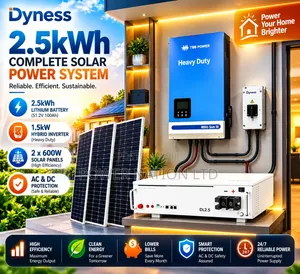2.5kWh Dynes Massive Clean Energy Hybrid Lithium Solar System Kit