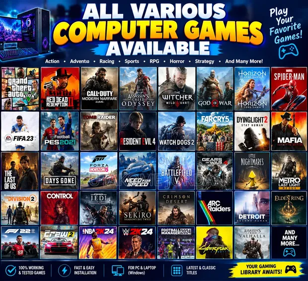 All Computer Games Available - 1