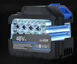 48V 10-Cell Lithium-Ion Rechargeable Battery Pack - 1