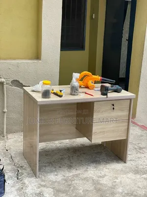 Simple Office Table with Drawers