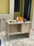 Simple Office Table with Drawers - 1