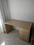 Simple Office Table with Drawers - 2
