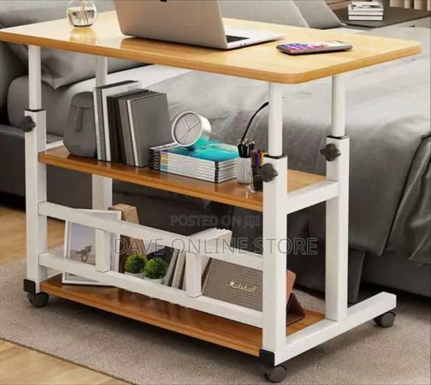 Double Pole Reinforced Laptop Table - 1