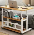 Double Pole Reinforced Laptop Table - 2