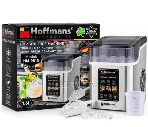 Hoffmans Electronic Portable Ice Machine - 1