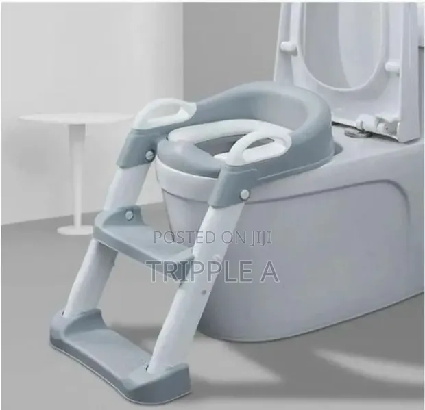 Toilet Training Seat with Anti-Slip Step Ladder - 1