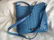 Brahmin Crocodile-Embossed Leather Bag - 3