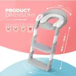 New Folding Potty Training Chair with Ladder - 3