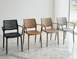 Amber Armrest Plastic Chairs - 1