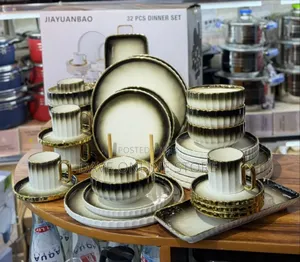 Brand New GE Black Camouflage Dinner Set