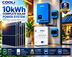Cooli 10kWh 48V Hybrid Lithium Solar System Kit