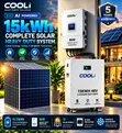15kWh 48V Cooli Hybrid Lithium Solar System Kit - 1