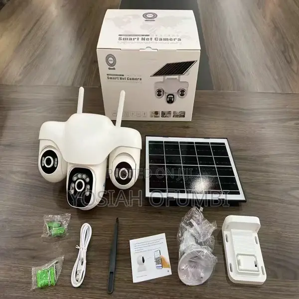 Triple Lens WiFi & 4G CCTV Camera VTS31 - 1