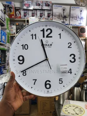 12-inch Sonam Quiet Sweep Wall Clock