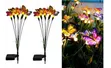 Solar LED Butterfly Flower Garden Lights - Multicolor - 3