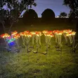 Solar LED Butterfly Flower Garden Lights - Multicolor - 4