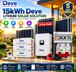 15kWh 48V Deye Hybrid Lithium Solar System Kit - 1