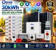 30kWh 48V Deye Hybrid Lithium Solar System Kit - 1