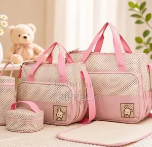 New 5-in-1 Baby Diaper Nappy Bag Set