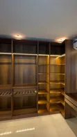 Modern Wood-Mode Closet System - 1